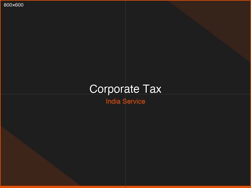 Corporate tax India