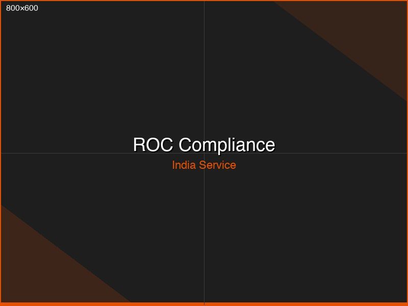 ROC compliance India