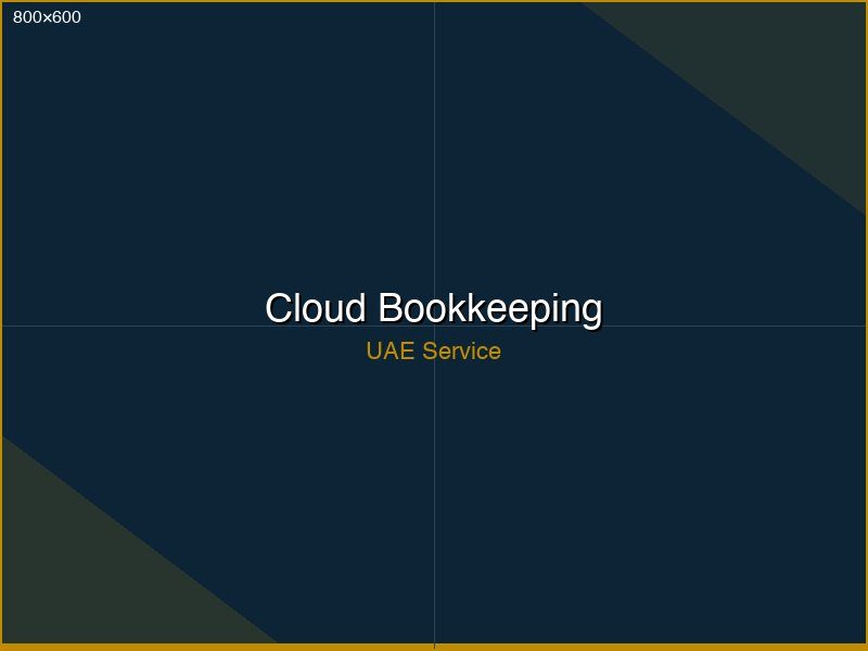 Cloud accounting software on screen — bookkeeping outsourcing
