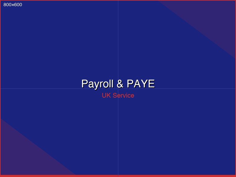 UK PAYE payroll processing