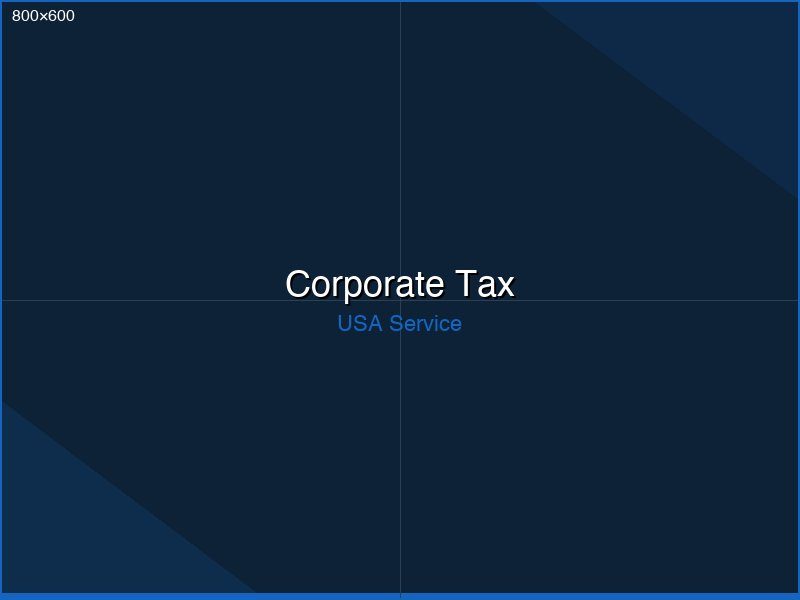 Corporate tax filing — US federal returns